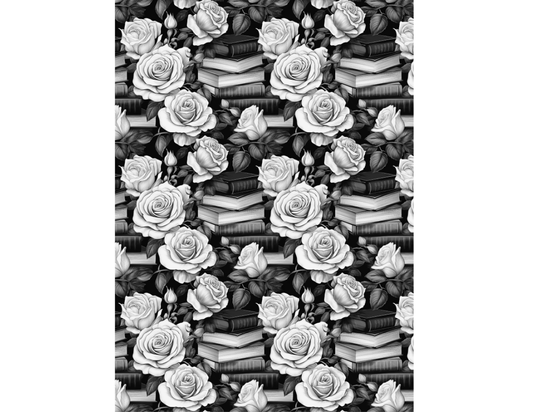 Mortal Grey Flowers Kindle Insert