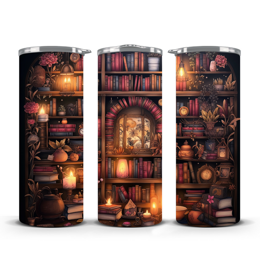 Candlelit Haven Stainless Steel Tumbler 20oz.